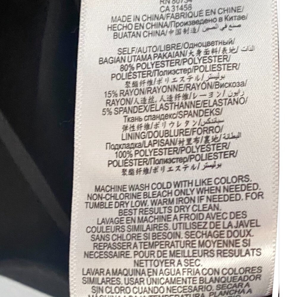 Elie Tahari Python Pattern Vegan Suede Cropped Mo… - image 8